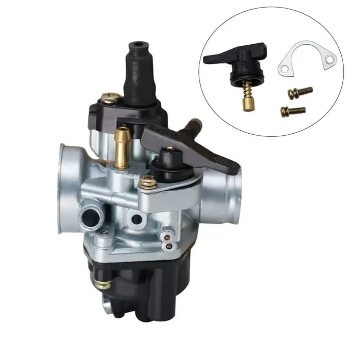 ZS Racing Kit de soupape de démarreur manuel pour Dellorto PHVA/PHVB 17.5