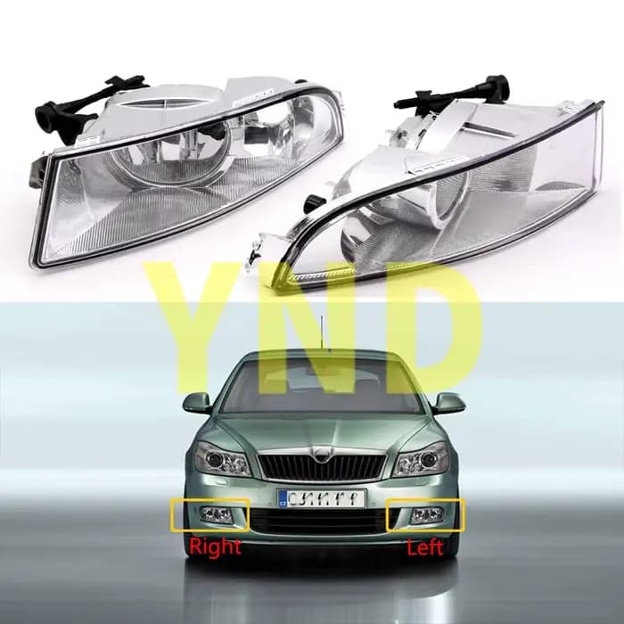 Phare antibrouillard halogène avant sans ampoules, Skoda Octavia A5, horizon MK2 FL, 1Z0941701C, 1Z0