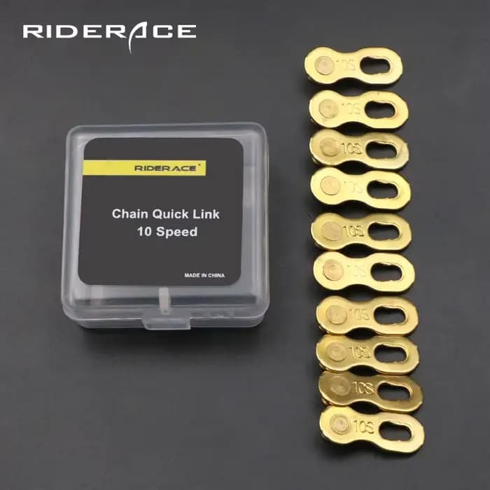 5 paires de joints de connecteur de maillon de chaîne de vélo, boutons magiques, maillons principaux