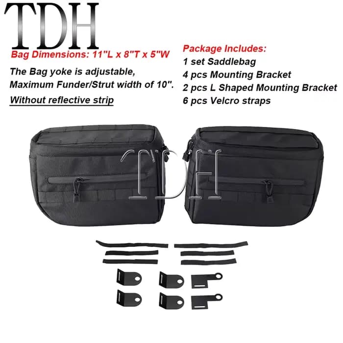 Sac de selle de moto pour Harley Dyna Softail Sportster XL Street Bob Low Rider FXD FXBB, sacoche de