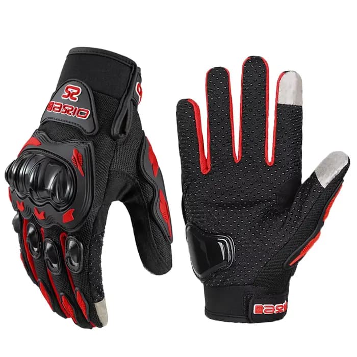 Ummer gants de Moto respirants à doigt complet gants de course de Motocross antidérapants résistants