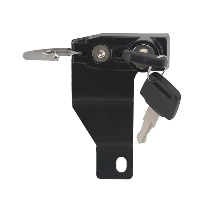 Kit de verrouillage de casque de moto en aluminium, crochet de montage, sécurité latérale antivol po