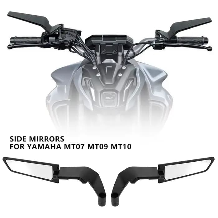 Winglets furtifs réglables pour moto YAMAHA, miroir rotatif, accessoires de moto, trucs, 03, 07, 09,