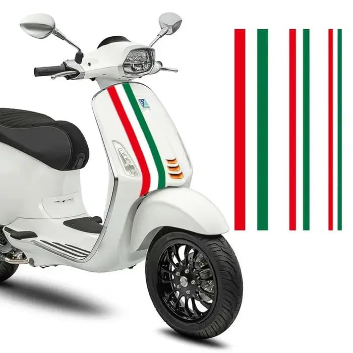 Autocollant réfléchissant pour moto, autocollant italien pour Vespa Piaggio Zip Mp3 Beverly Hydro Di