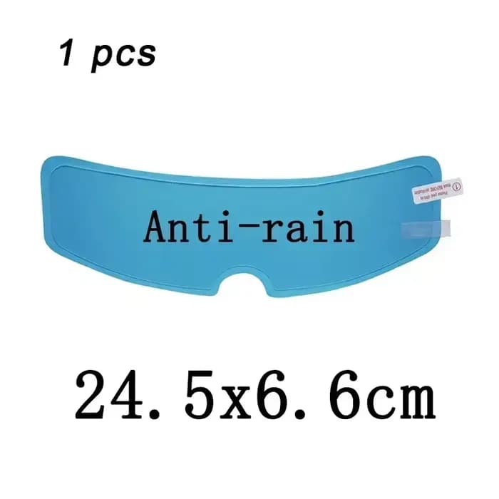 Visière de casque de moto, Film Anti-buée hydrofuge, bouclier de protection transparent à revêtement