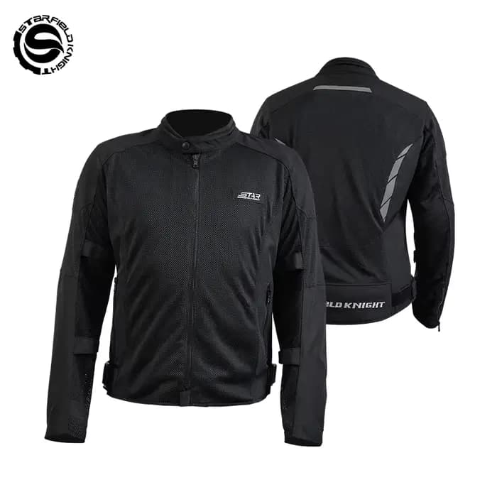 Star Field Knight – vestes de moto d'été pour hommes, maillot de cyclisme en maille respirante pour