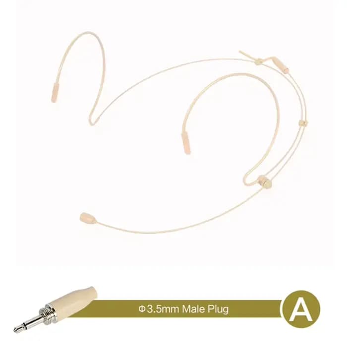 Double crochet d'oreille casque Microphone casque Microphone offre spéciale pour Shure sans fil omni