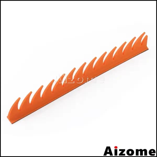 Casque de moto en caoutchouc Mohawk, autocollant, 1x, pour motard, Punk Mohawk, pointes