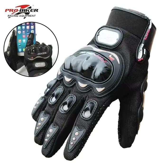 Gants de course de Moto imperméables coupe-vent hiver chaud en cuir cyclisme vélo résistant au froid