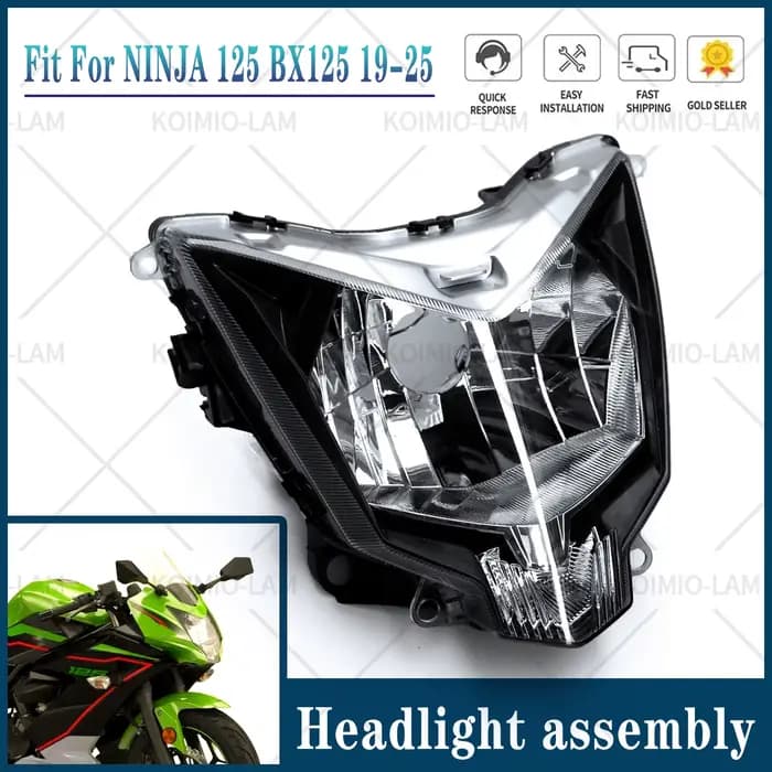 Ensemble de phares pour KAWASAKI NINJA 125 BX125 2019 – 2025, phare 2020 2021 2022 2023 2024