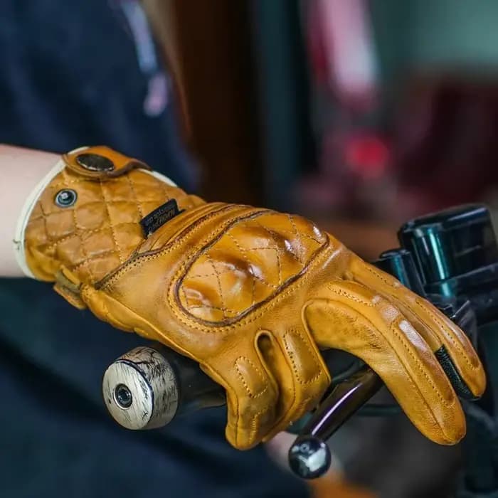 Uglybros luxe en cuir véritable Moto MX gants de rallye accessoires tactiles Vintage Moto gp Protect