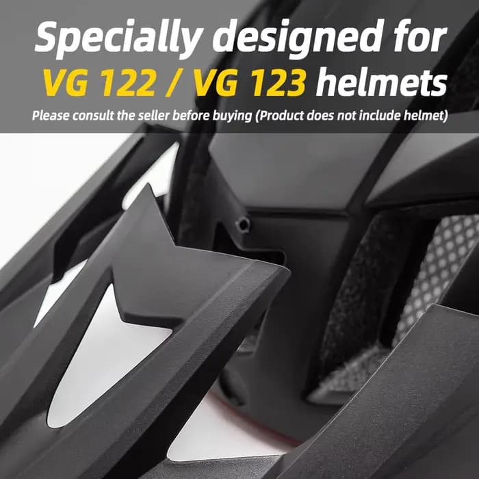 VICTGOAL Pare-soleil pour casque de vélo pour VG123 VA123