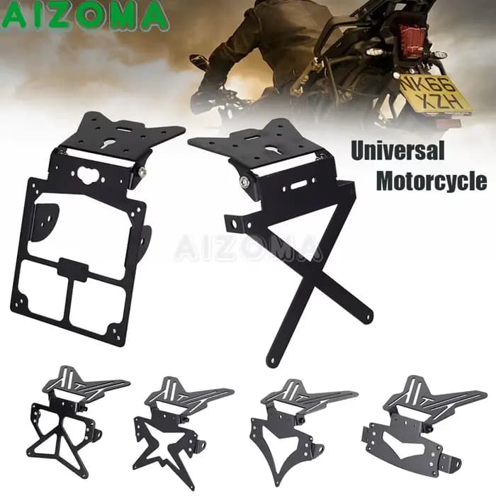 Support de plaque d'immatriculation éliminateur de garde-boue de moto, pour Yamaha Honda Kawasaki Su