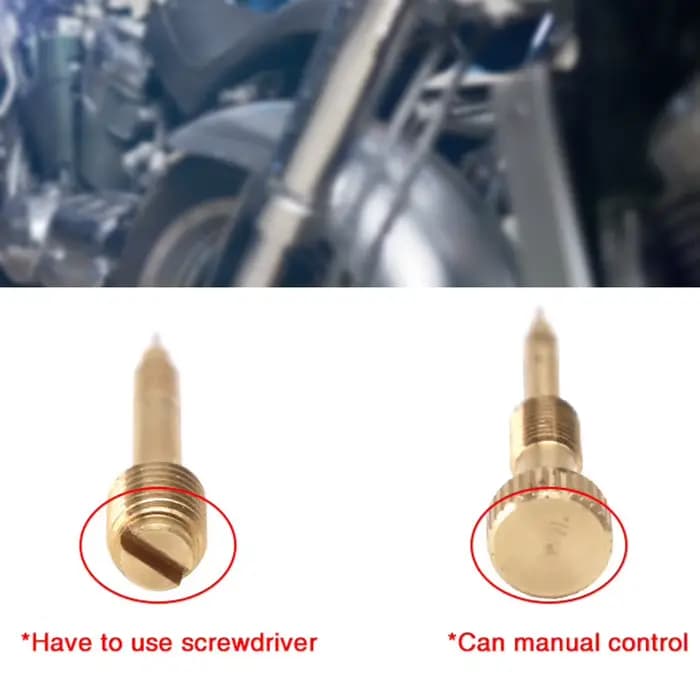 Vis de réglage de carburateur en métal haute résistance, rapport de carburant, accessoires de moto,