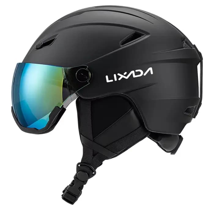 LIXADA-Casque de ski intégré pour homme et femme, avec lunettes à visière parfaite, 506 Wear