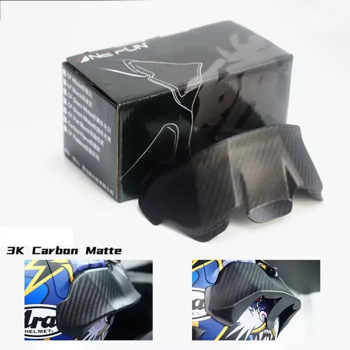 Spoiler de casque en fibre de carbone, garniture arrière, accessoires de spoiler de casque compatibl