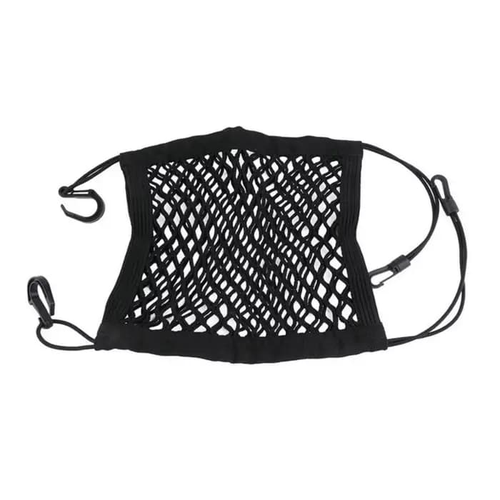 Filet de rangement pour casque de moto, coffre de rangement pour bagages avec crochets en plastique,