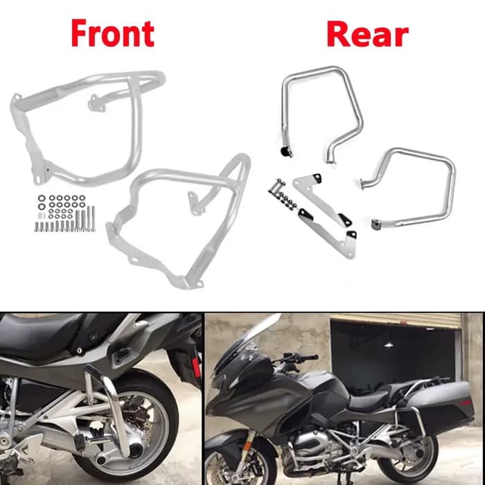 Pare-Choc Chromé pour Voiture BMW Runder RT R 1200 RT R 1200 RT 2014-2020, Protection Précieuse pour