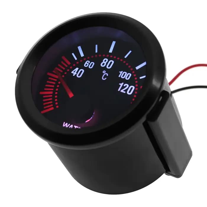 Jauge de température d'eau 2" 52 mm 40-120 ℃ Compteur de température de l'eau + capteur de tuyau d