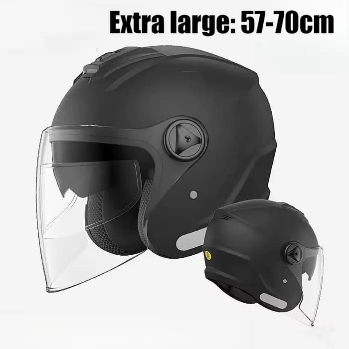 Casque de moto électrique grande taille ultra léger, thermique, pour hommes et femmes, coupe-vent, a