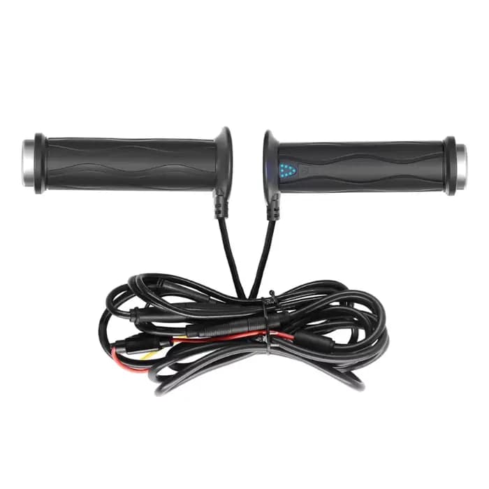 Poignées de guidon de moto chauffantes électriques poignées chauffantes 5 vitesses contrôle de la te