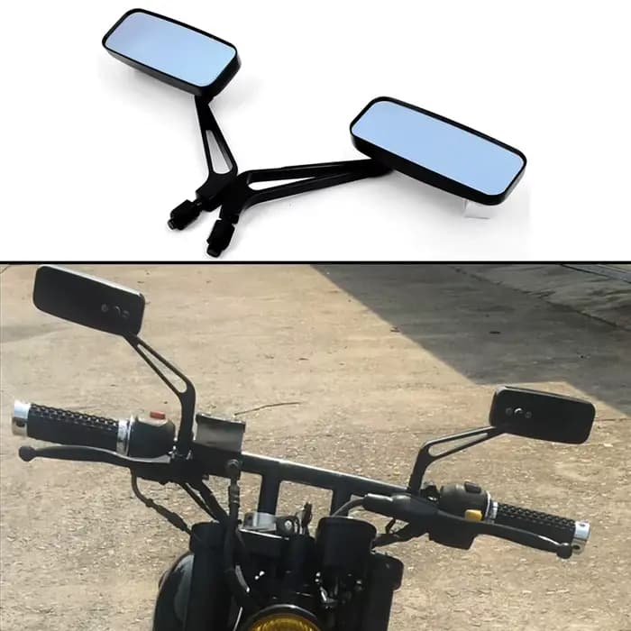 Rétroviseurs latéraux universels pour moto, 8mm 10mm, pour Harley, Honda, Yamaha, Kawasaki, vélo de