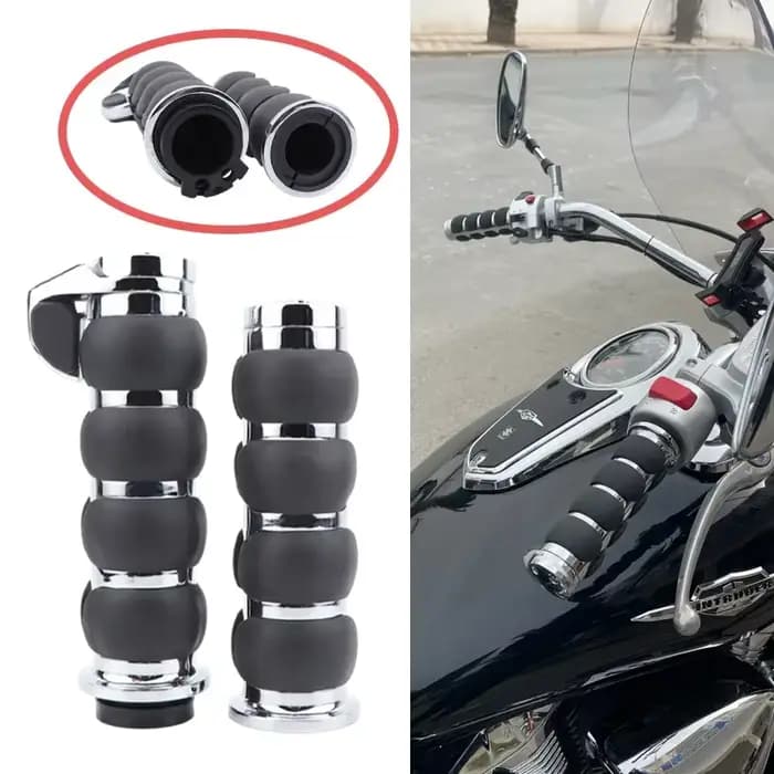 25mm 1 "moto guidon poignée barre fin poignées pour Harley Cruiser Chopper personnalisé Suzuki Boule