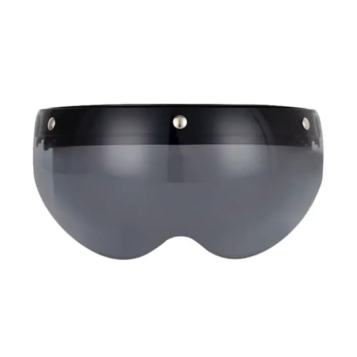 Visière de bouclier de bulle de 3 lignes, visière de lunettes de soleil de casque ouvert, lentille d