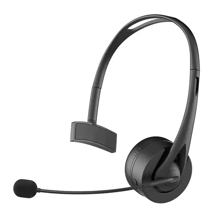 Casque HiFi BT V5.3, casque monté sur la tête avec micro, casque d'appel mains libres sans fil pour