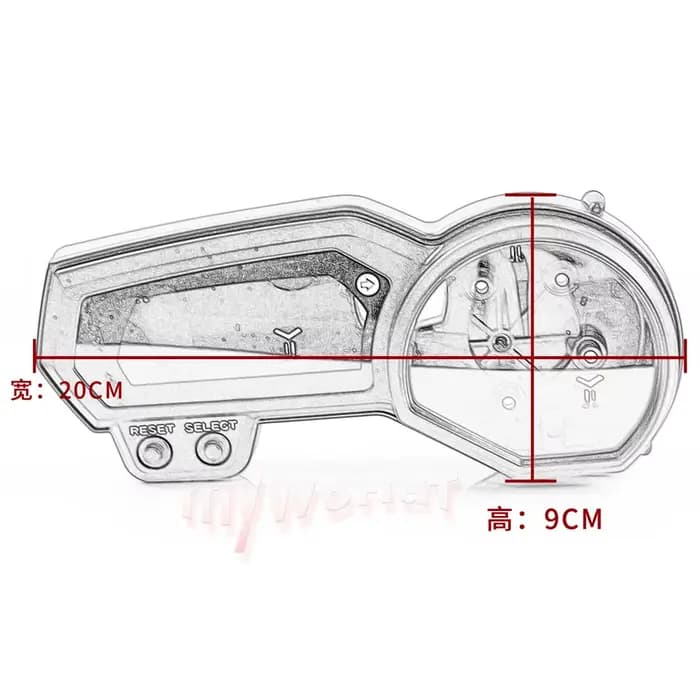Pour 2006 - 2013 Yamaha FZ1 FZ1N FZ1S FZ6 FZ6N FZ6R moto compteur boîte compteur compteur de vitesse