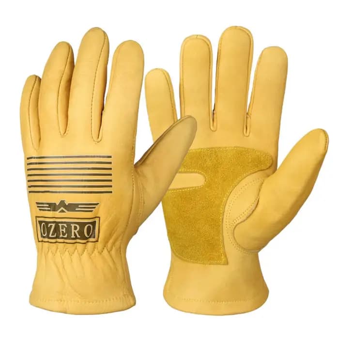 Gants en cuir pour moto, pour homme et femme, motocycliste, motocross, été, hiver, thermiques, pour