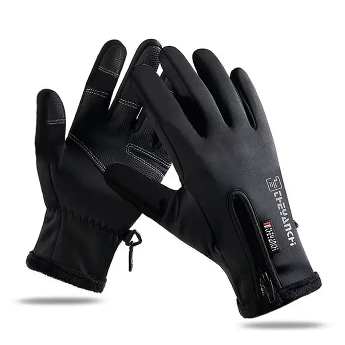 Gants thermiques imperméables d'extérieur pour hommes, écran tactile de degré, conduite de vélo de c