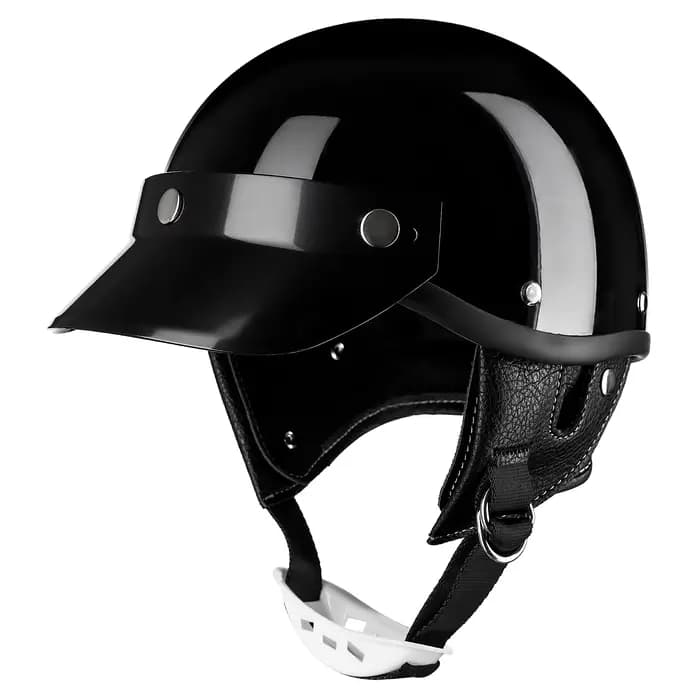 Demi-casque de moto rétro Vintage pour Harley hommes femmes quatre saisons personnalité Scoop casque