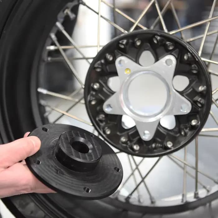 Adaptateur d'équilibrage pour roue arrière zig noir, pour BMW R1250 GS K1600 GTL R1200 GS LC Adv. (2