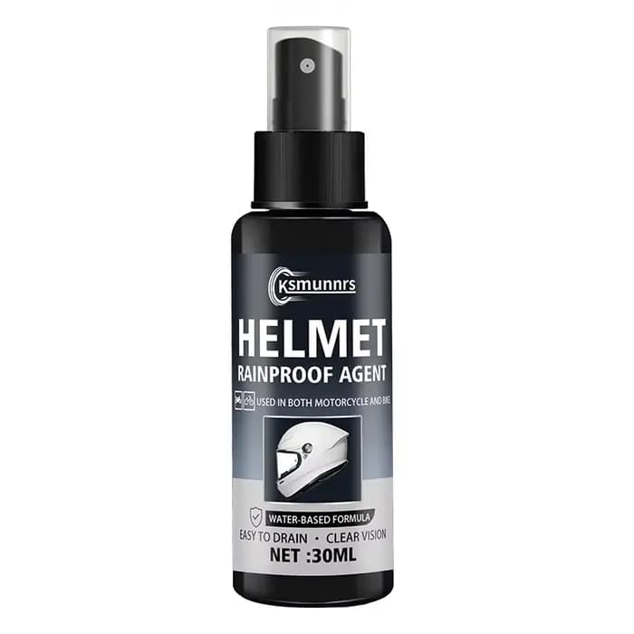 Répulsif anti-pluie pour casque de moto, empêche l'accumulation de pluie et de brouillard, améliore