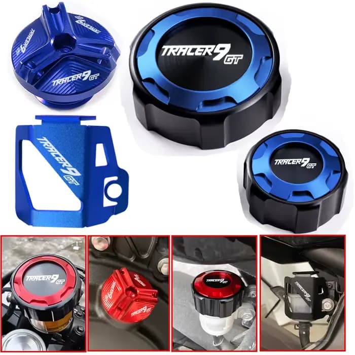 Bouchon de réservoir de frein avant et arrière et bouchon de remplissage, accessoires de Protection