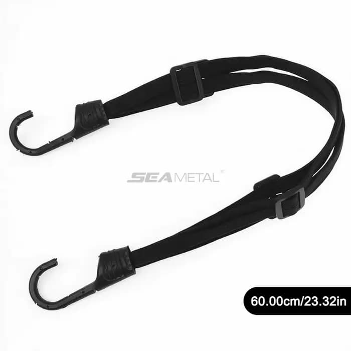 SEAMETAL 60/90CM sangles de casque de moto crochet bagages corde élastique rétractable sangle fixe c