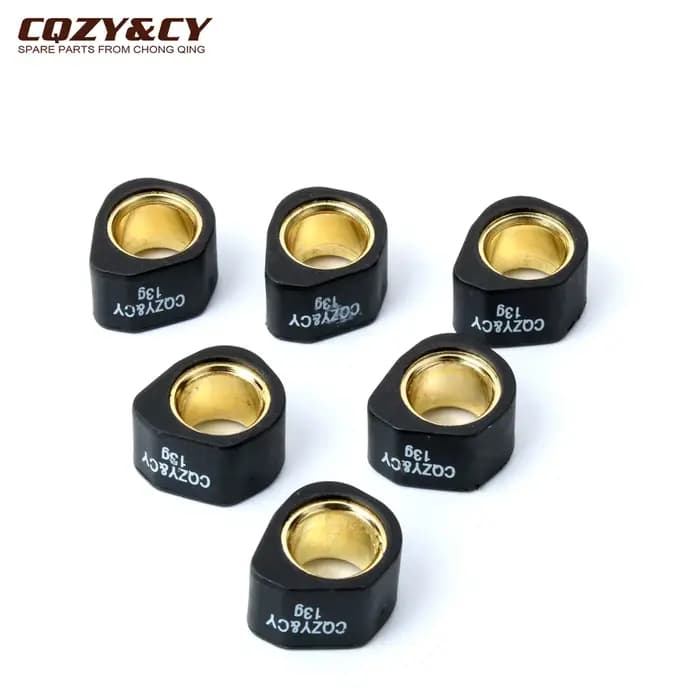 Poids de rouleau de variateur de course, 6 pièces, 20x15mm, 8g, 10g, 13g, 15g, 19g, pour Suzuki Burg