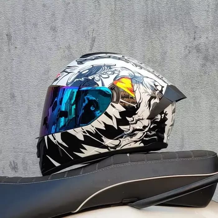 Casque de sécurité à double lentille pour motocross, casque de course professionnel, protecteur inté