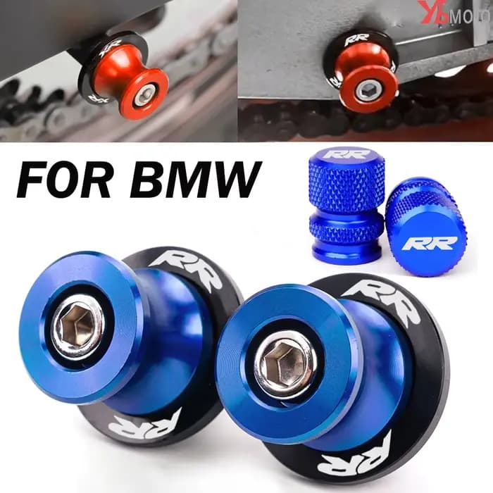 Pour BMW S1000R S1000RR S1000XR M1000 S1000 R RR HP4 2009-2026 S 1000 XR 2014-2020 : Vis de support de moto et glissières de bras oscillant
