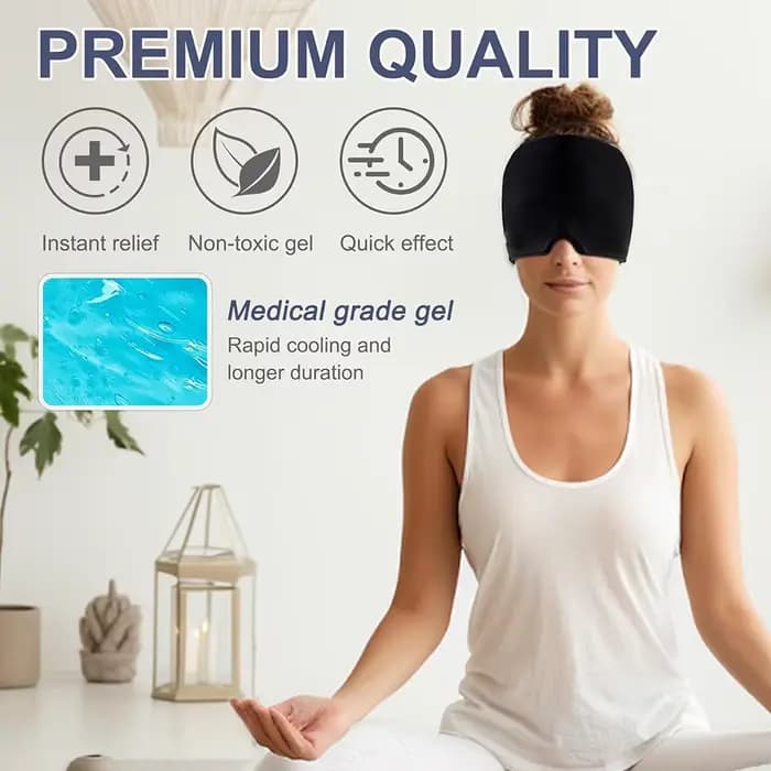 Chapeau de soulagement de la Migraine