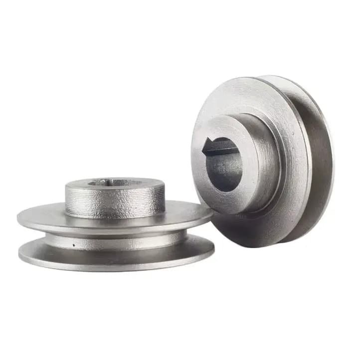 1 pièce Poulie de courroie trapézoïdale type A à fente unique, roue de moteur en fonte, roue d'arbre principal, pièce de pompe à air, accessoire pour outil électrique