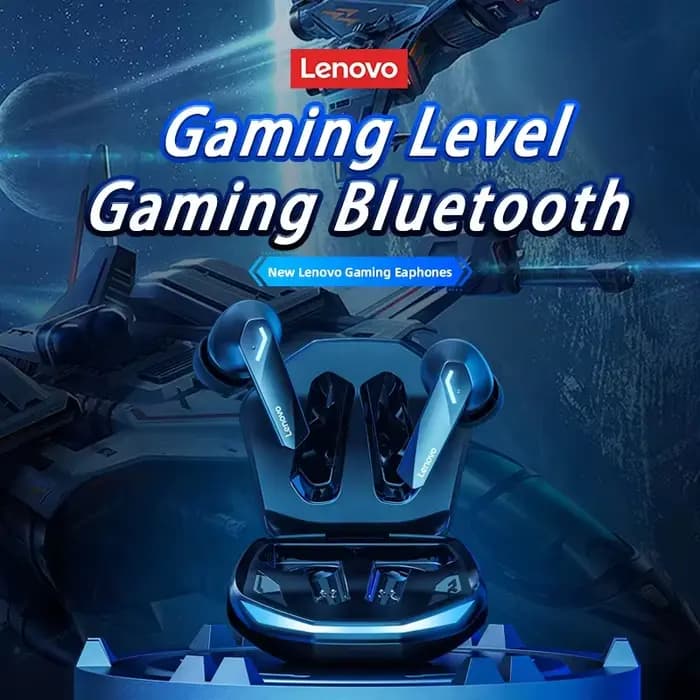 Casque Bluetooth Lenovo GM2 PRO pour le jeu, casque sport 5.3, double mode, appels HD, réduction du bruit, écouteurs avec micro, écouteurs musicaux