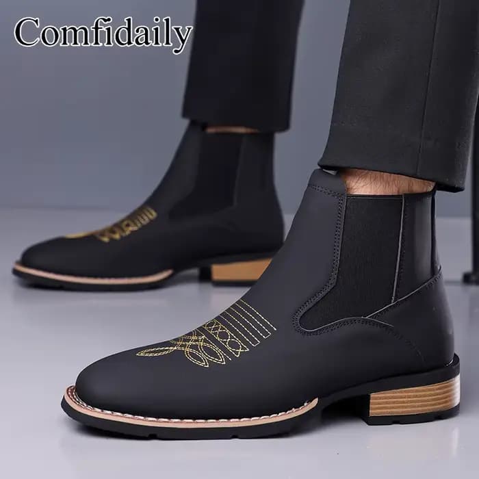 Bottines Chelsea rétro pour hommes