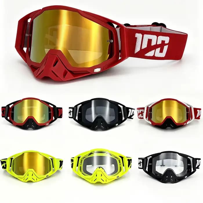 Lunettes de motocross avec lentilles HD