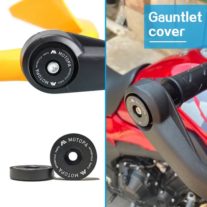 Protège-mains de guidon de moto avec logo