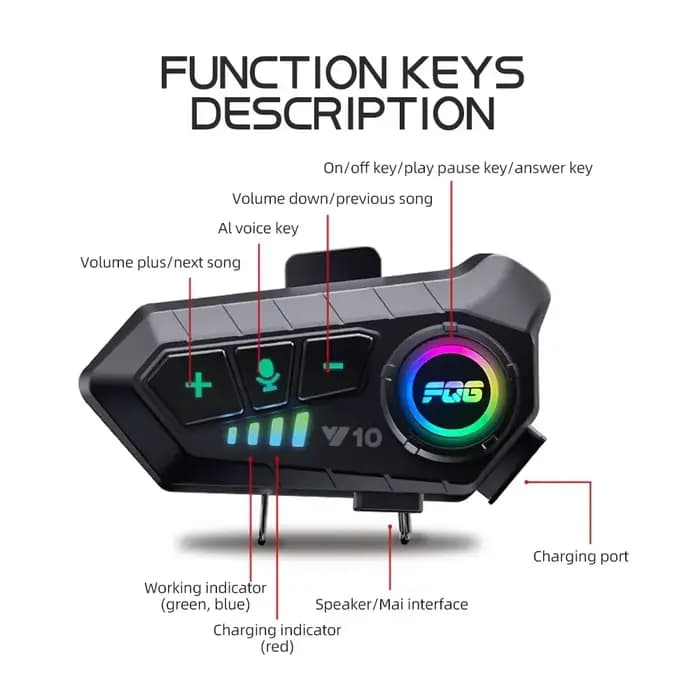 Y10 Bluetooth 5.3 casque