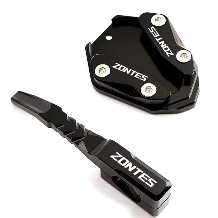 Accessoires pour ZONTES 368G 368E 368K 368 G 2022-2026+ : Extension et support de béquille latérale CNC