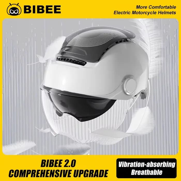 BIBEE 2.0 casque de moto électrique été respirant Jet