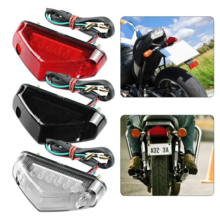 Feu arrière de Moto 12V